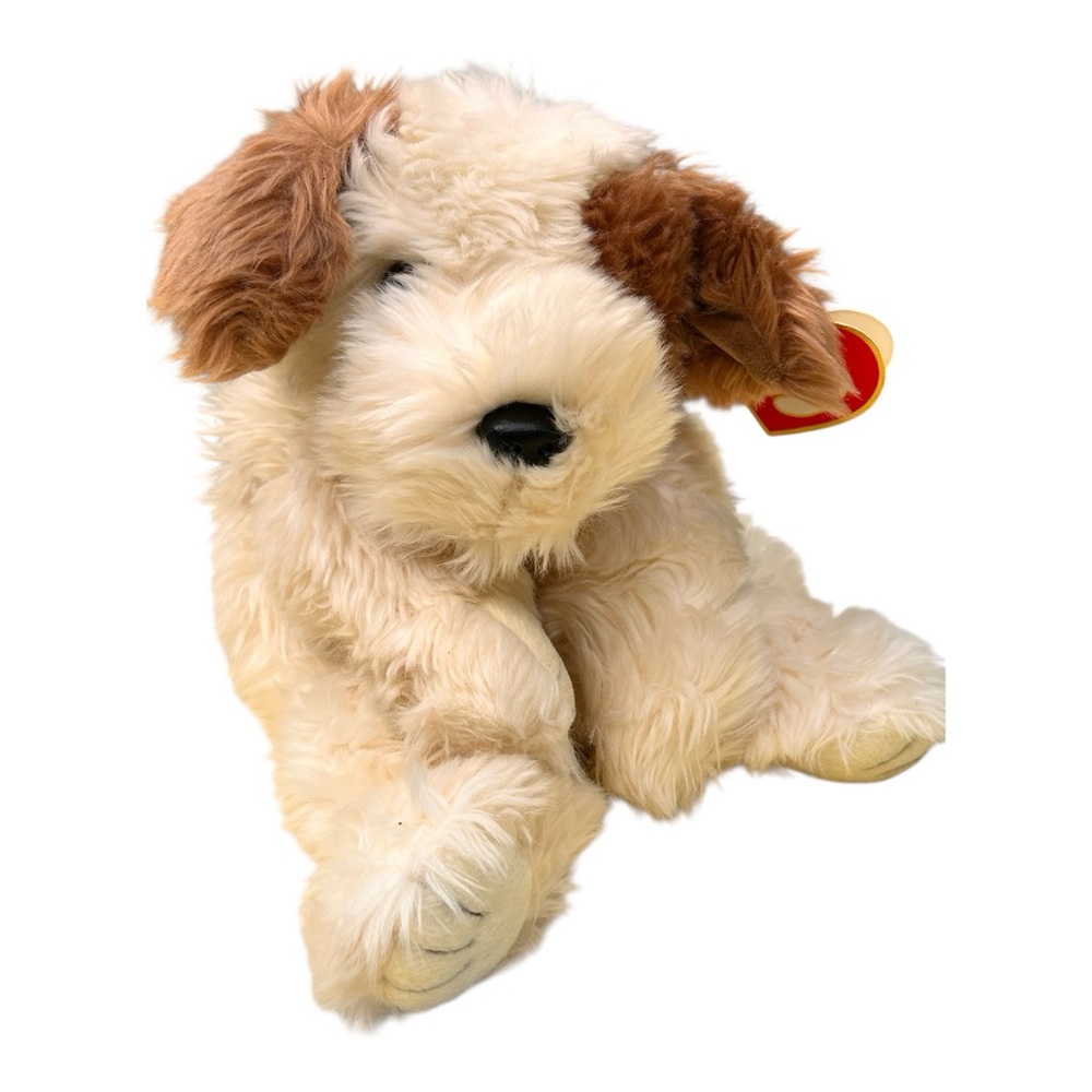 TY Classic Large Plush - PATCHES the Puppy Dog (1995) (17.5 inch) RARE MWMTs